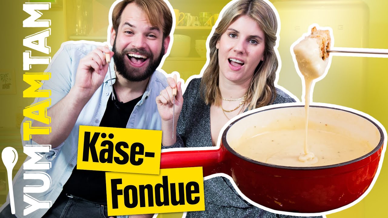 Käsefondue zu Silvester // Mit Kräuterbrot // #yumtamtam