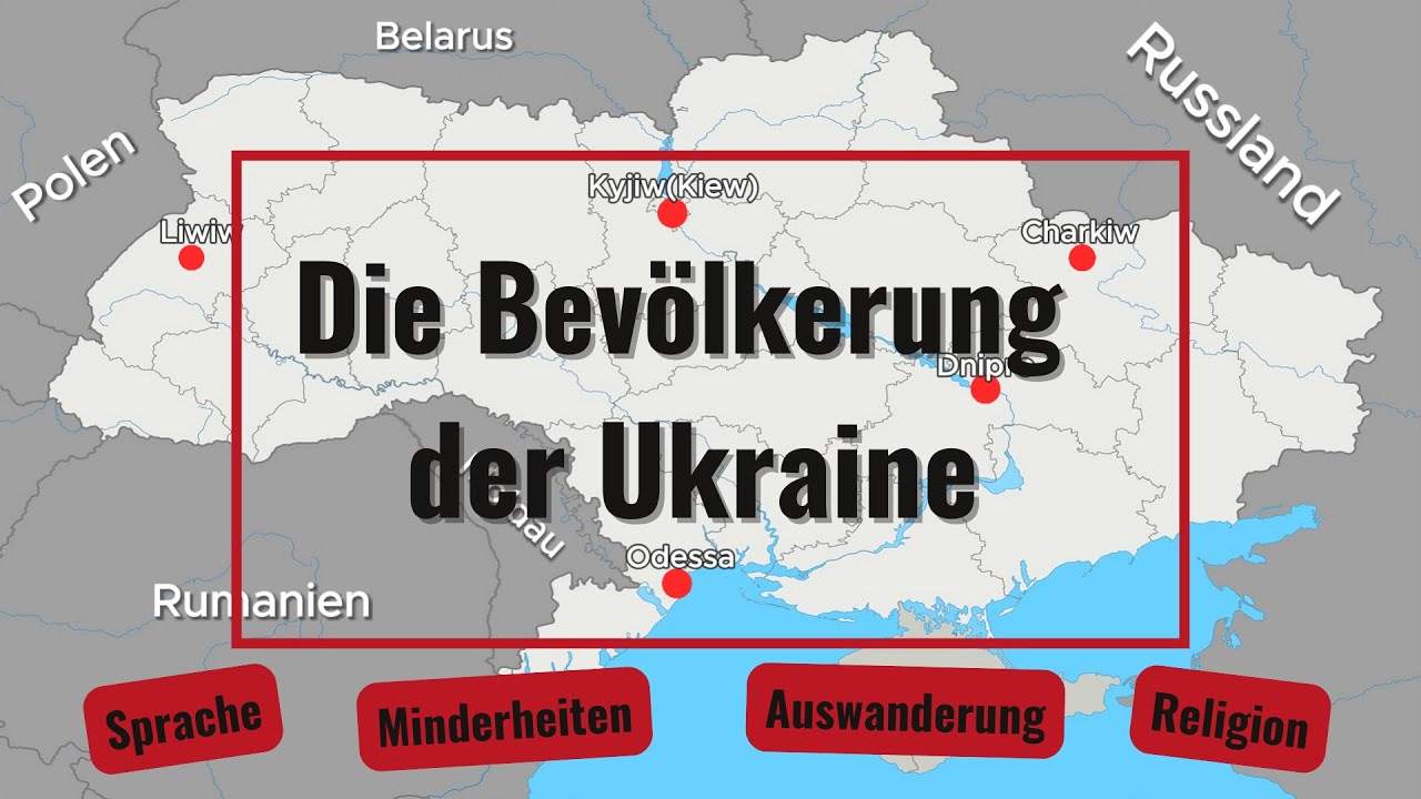 Die Bev&ouml;lkerung der Ukraine - Minderheiten, Religion, Sprache und Flucht