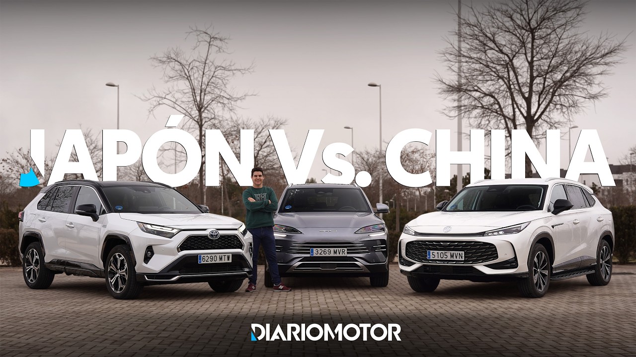 Toyota RAV4 VS. BYD Seal U VS. MG HS | Comparativa SUV PHEV | Review en español | Diariomotor 2025