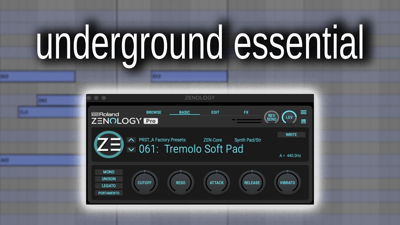 use this vst for your underground beats