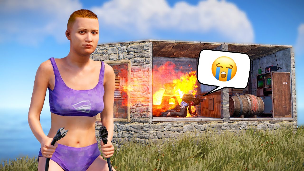 CONSTRUÍ UNA BASE TRAMPA CON FUEGO Y ME ODIAN 🔥🤣