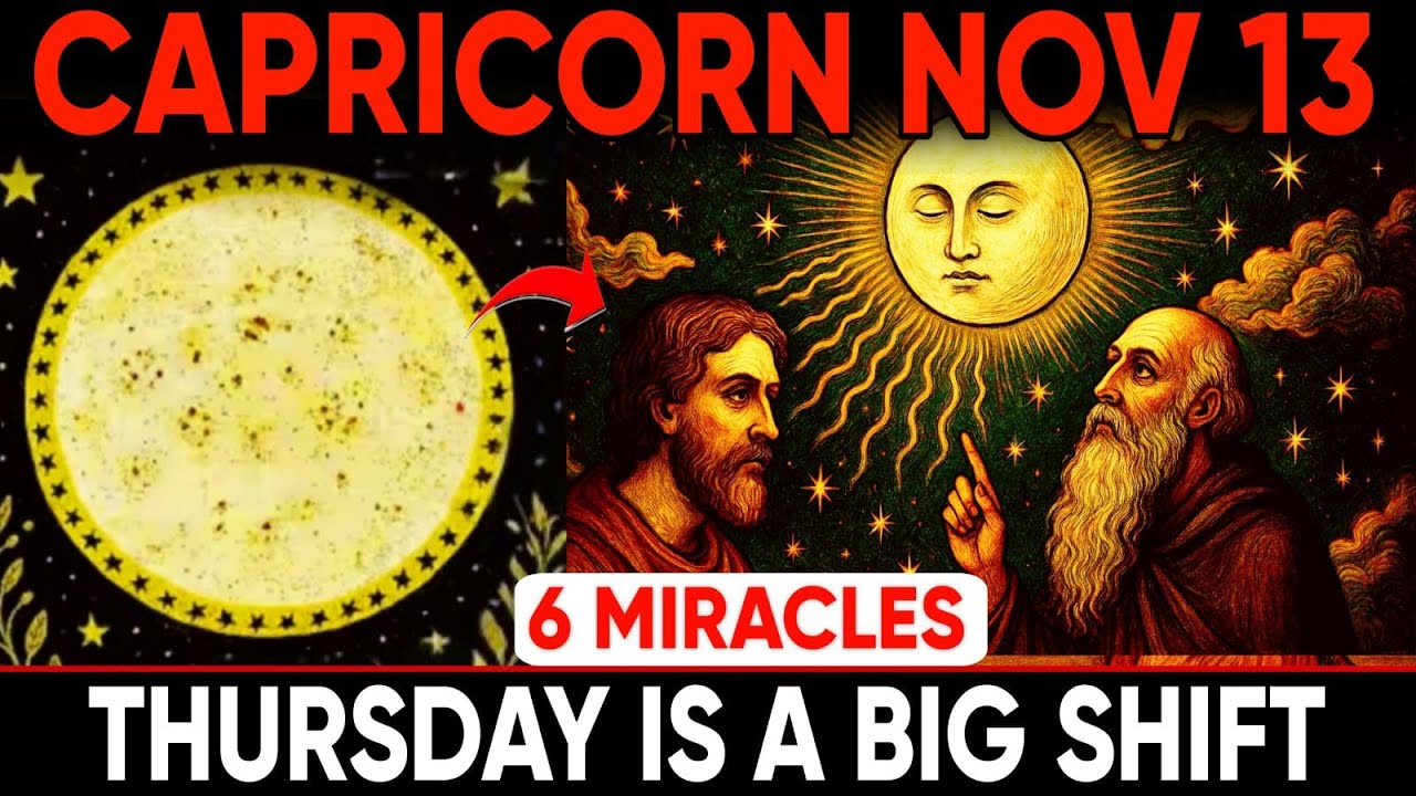 ♑ CAPRICORN &ndash; Your WHOLE DESTINY Changes TODAY!💥 6 Miracles Are Manifesting Out of Nowhere on Nov 13