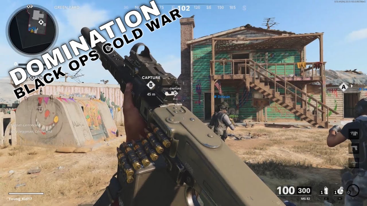 PS5 Call Of Duty: Cold War  New LMG MG 82 Domination Gameplay (No Commentary)