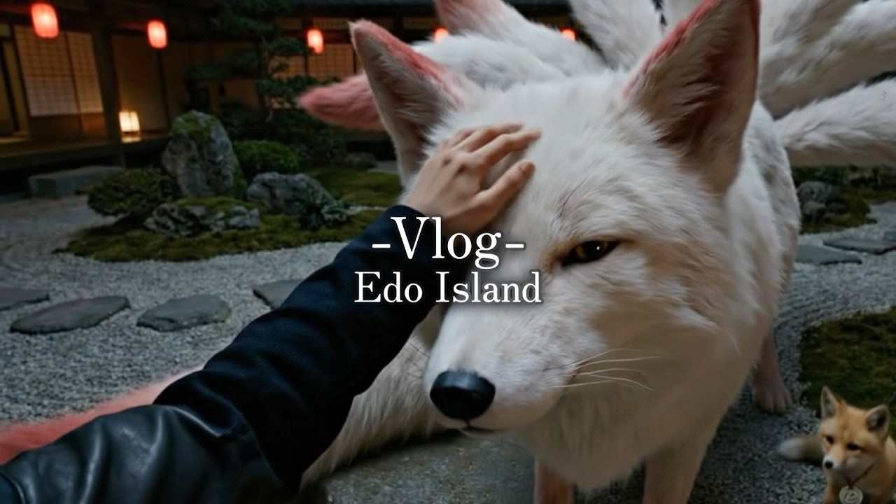 【AI × Vlog】妖怪と江戸の風景が共存する島｜江戸島探索 #江戸 #vlog