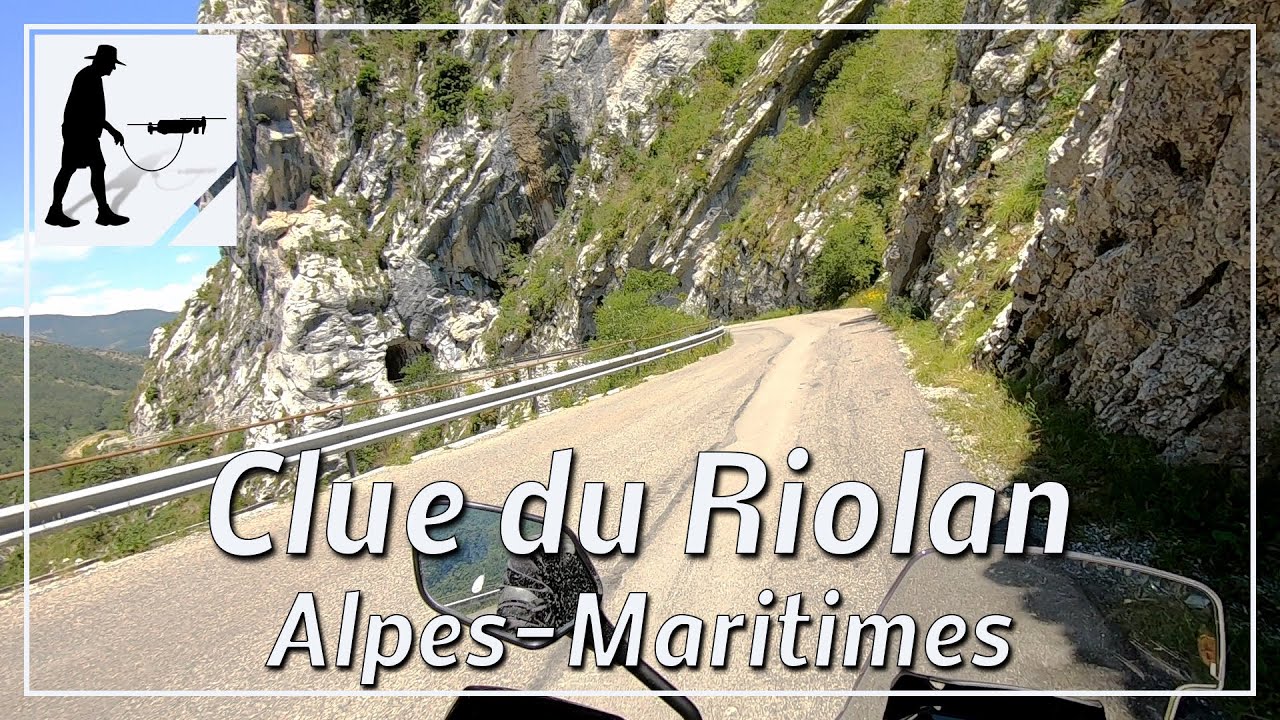 Clue du Riolan, Balcony Road D17, Maritime Alps, France - by motorcycle