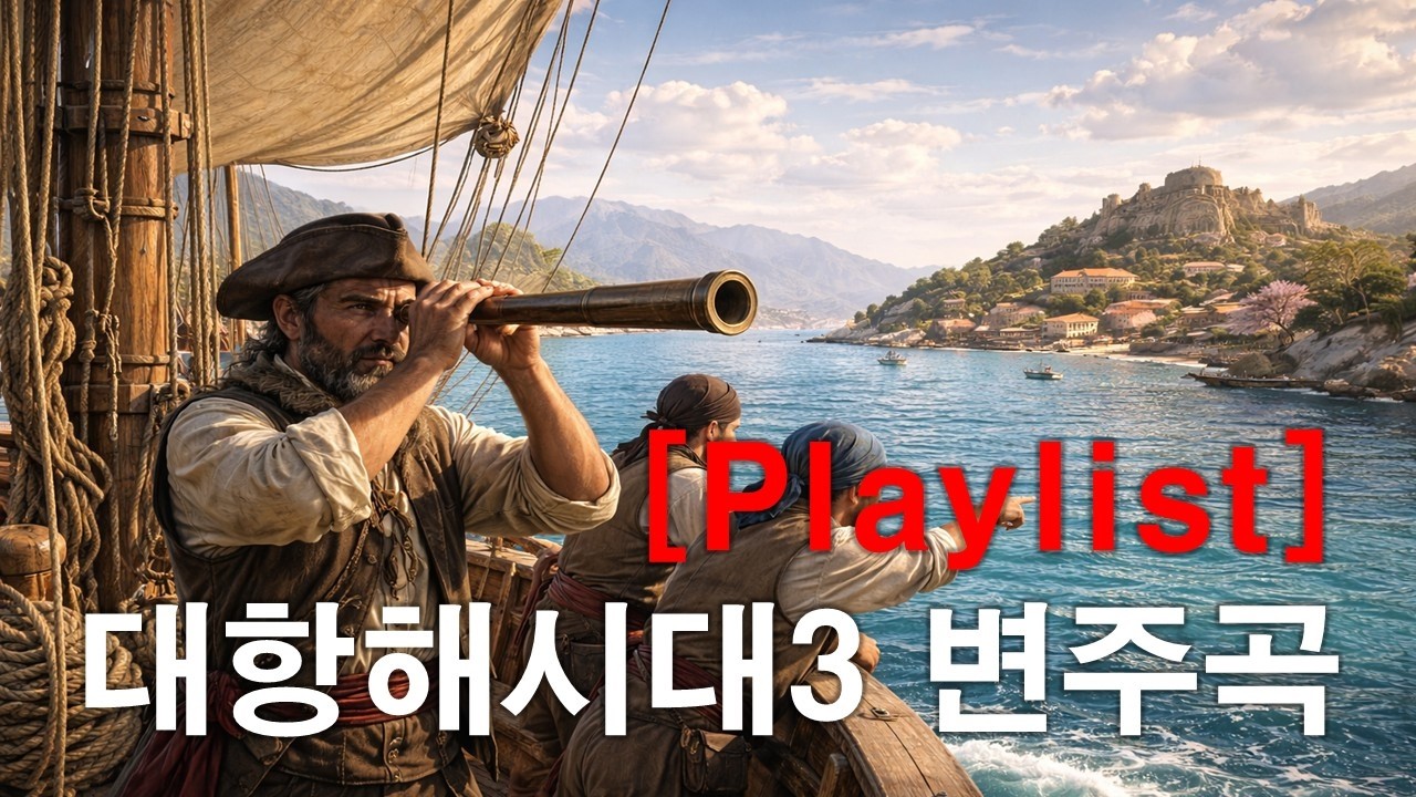 [Playlist] 1990년대 향수 자극, 고전게임 대항해시대3 BGM 변주곡 모음