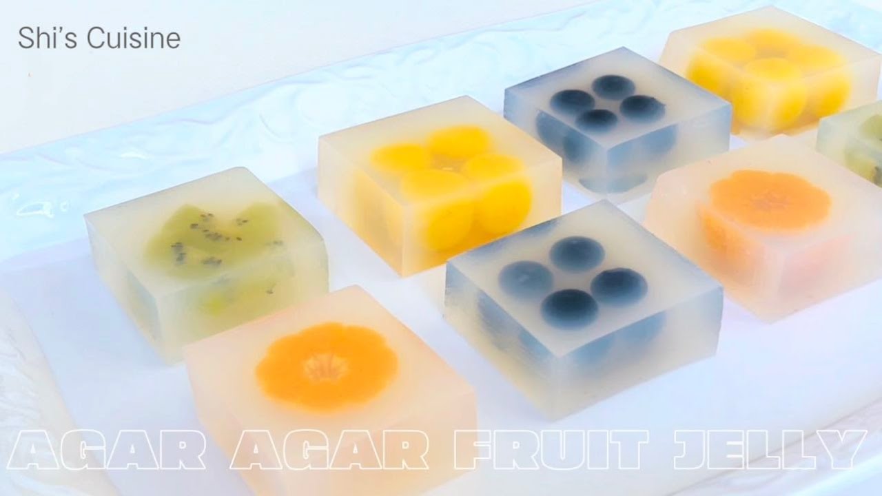 水果燕菜(洋菜)果凍塊～簡單易做 清新消暑Agar Agar Fruit Jelly