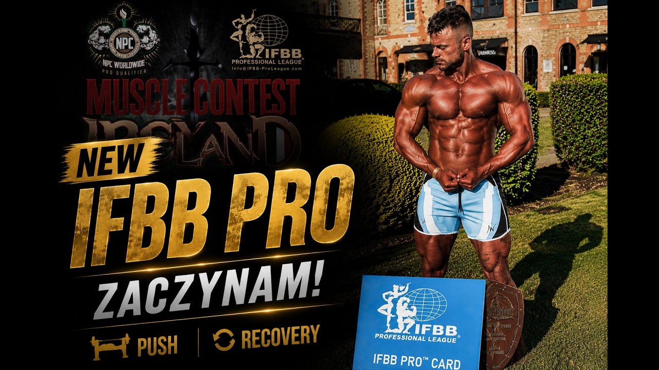 NEW IFBB PRO 🏆 ZACZYNAM! | Trening PUSH, dieta i aktualna forma | RECOVERY
