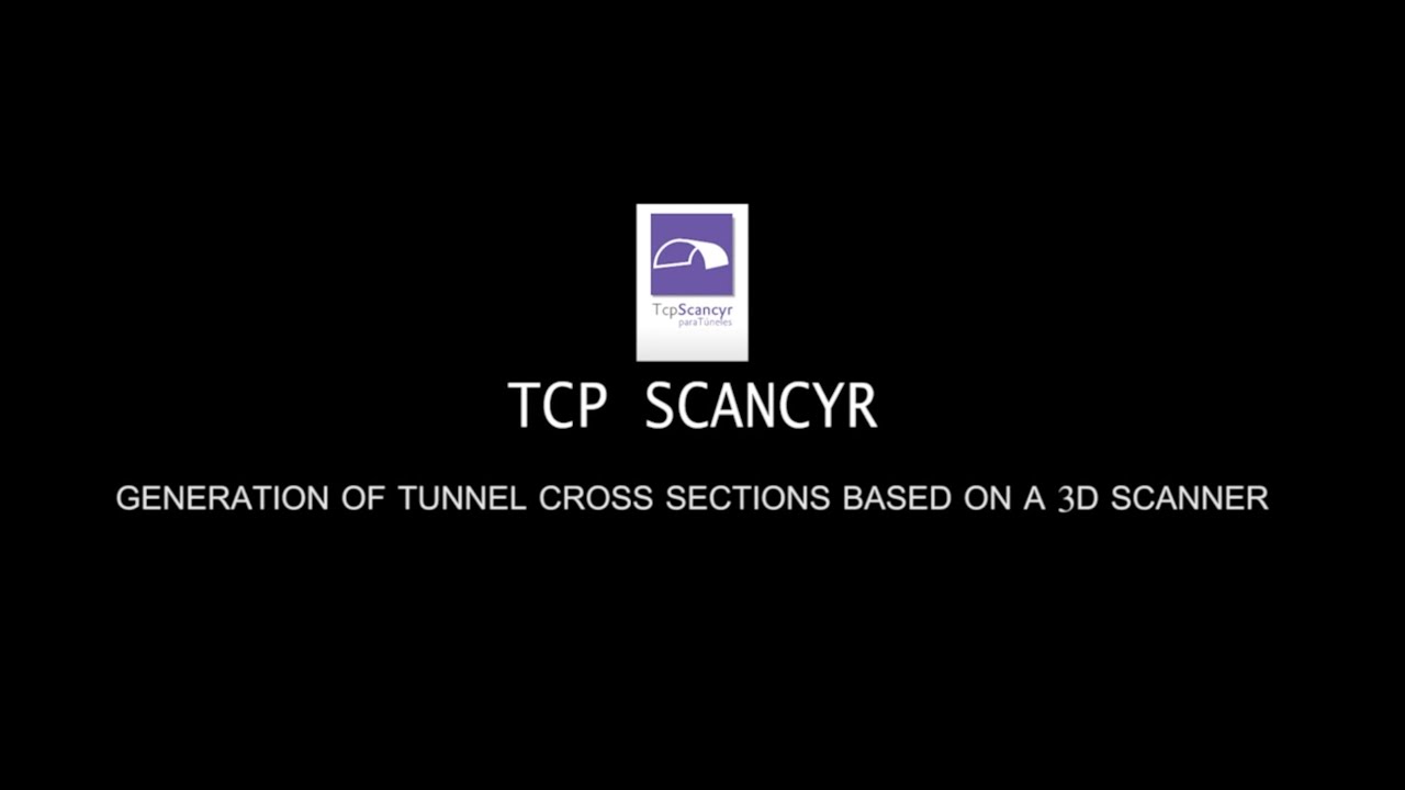 Aplitop TcpScancyr - Tunnel sections generated from 3D scanner