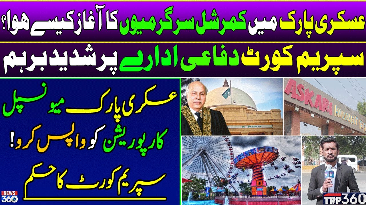 Supreme Court Orders to Hand over to KMC of Askari Park | Exclusive Updates | TRP 360
