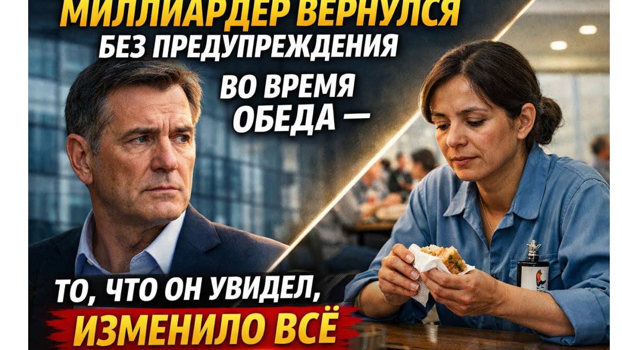 Миллиардер вернулся без предупреждения во время обеда — то, что он увидел, изменило всё