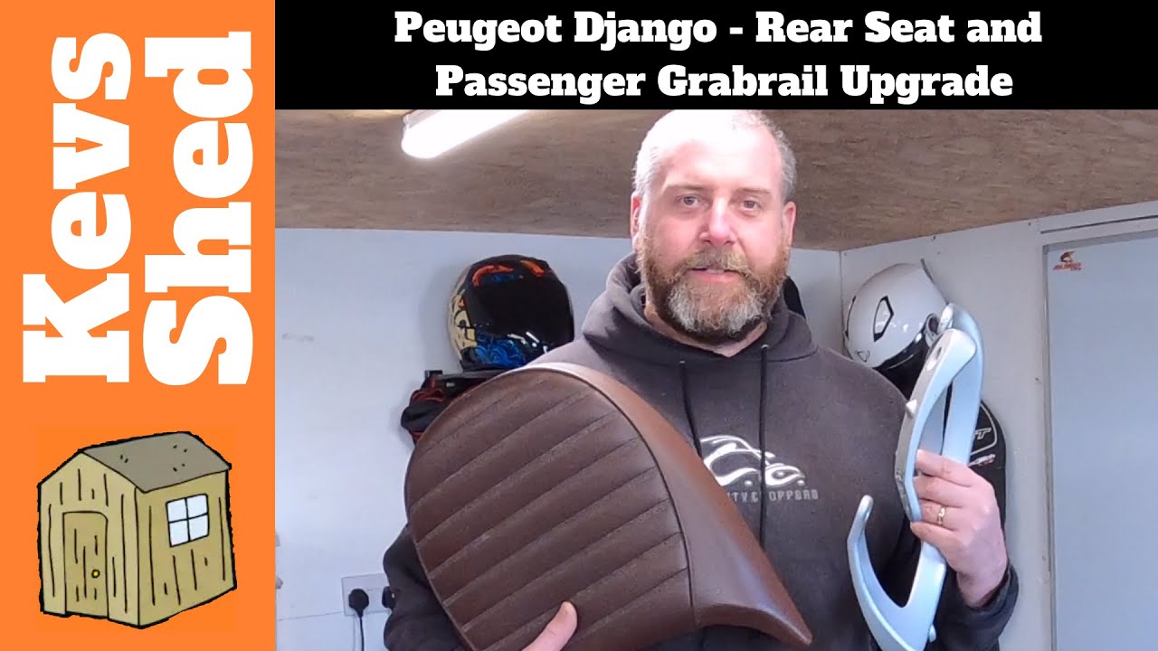 Peugeot Django - Rear Seat And Passenger Grabrail Upgrade