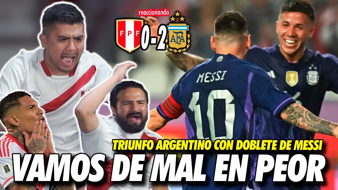 ¡DE MAL EN PEOR! | Perú 0-2 Argentina | REACCIÓN DE HINCHAS PERUANOS | #ELIMINATORIAS MUNDIAL 2026