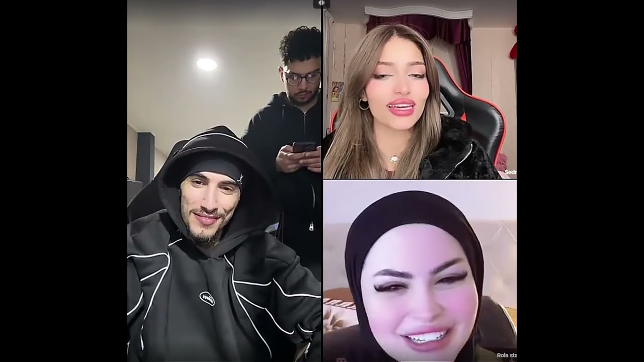 وائل كيست مع سيدرا و رولا بتبكي بسبب قصة محلها ووائل يواسيها