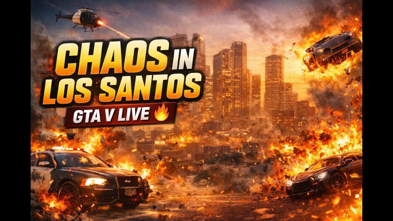 GTA 5 LIVE 🔥 Chaos In Los Santos | Solo Grind