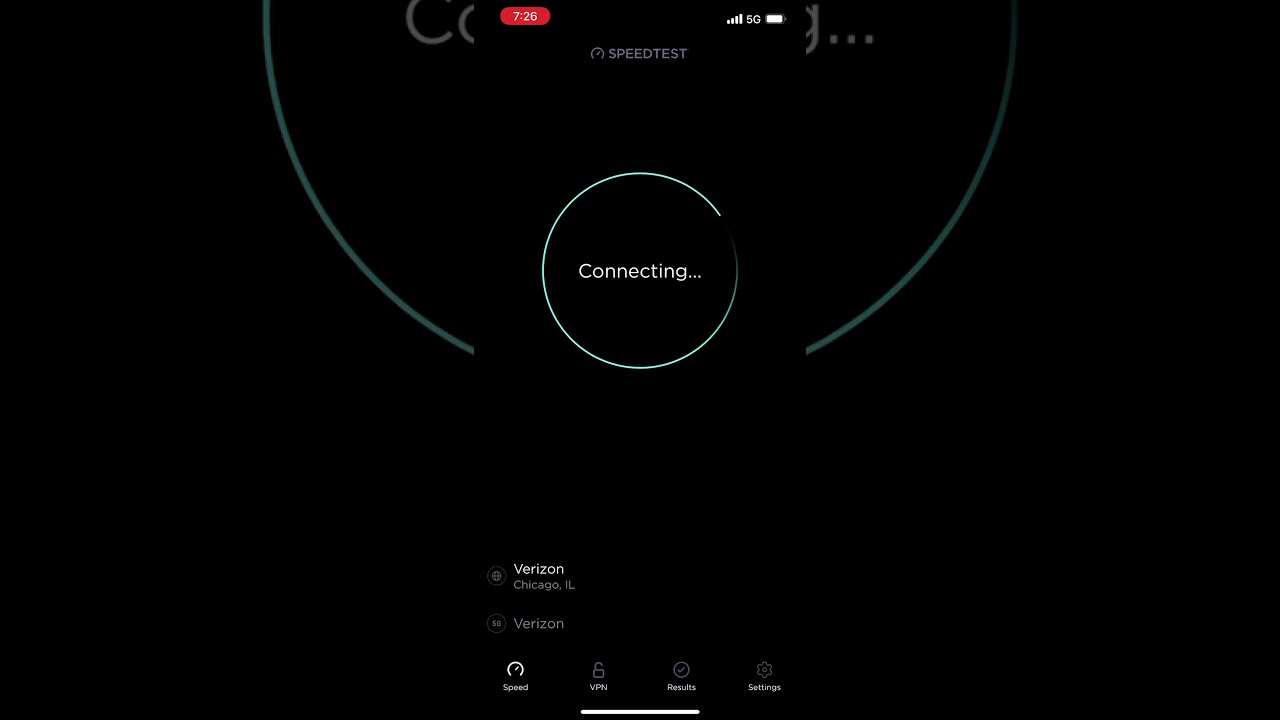 Verizon Low Band 5G Speed Test