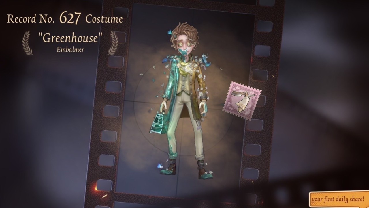 Identity V | Embalmer “Greenhouse” New S Tier Is Really Pretty😍