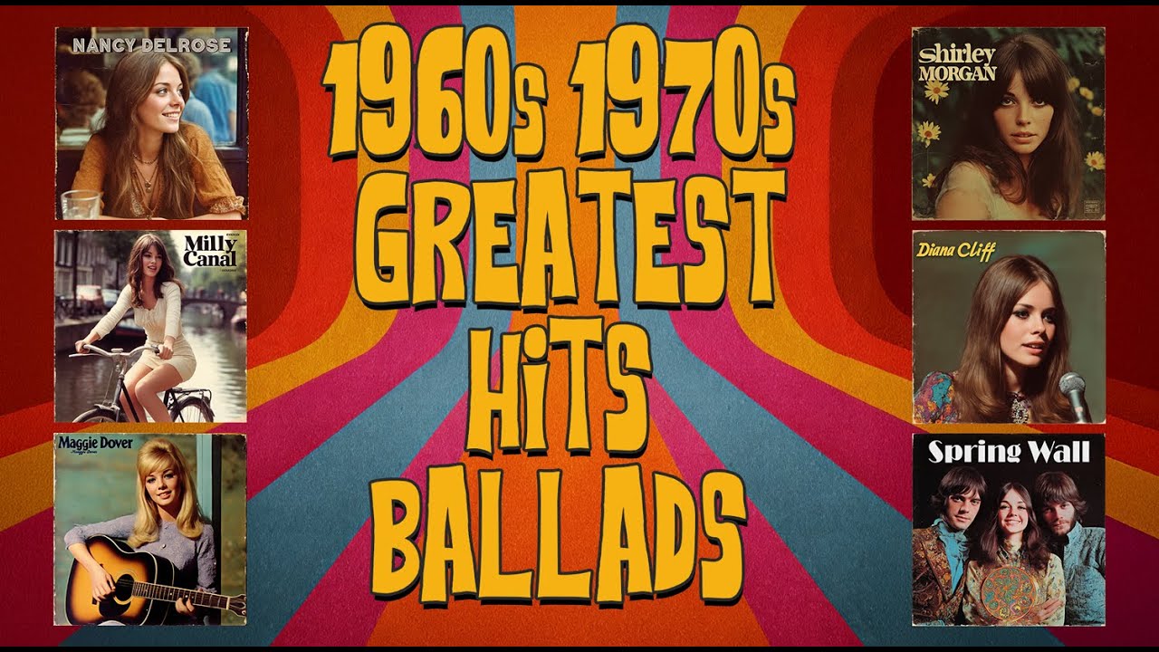 ☮️ 60s 70s Dreamy Rock Ballads 🌈 Compilation of Female Singers That Touch the Soul
