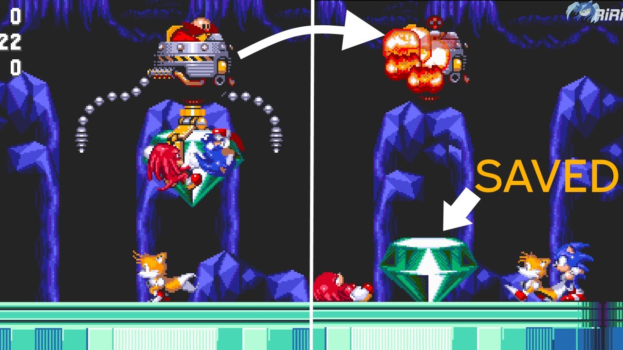 What if Sonic 3 ending was earlier? [Sonic 3 A.I.R. mods]
