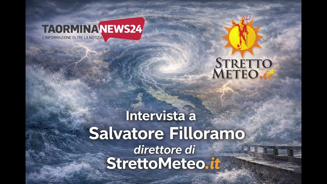 TN24 - Ciclone Harry in Sicilia, il punto con Salvatore Filloramo (StrettoMeteo)