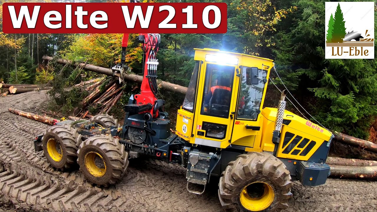 Welte W210 6-Rad Rücke und Kombimaschine | Schwarzwald