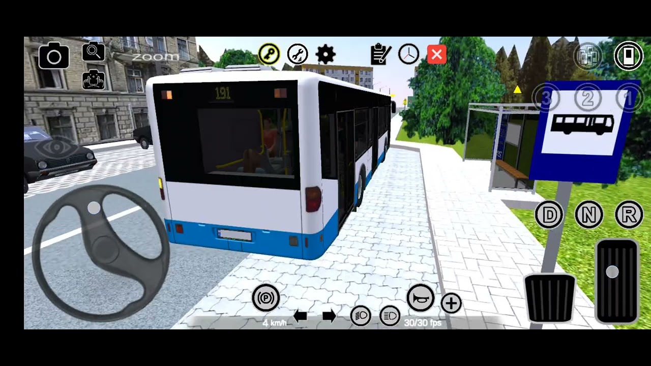 Proton bus simulator map podmiejska  Ligne 191 Mercedes Benz Citaro C1