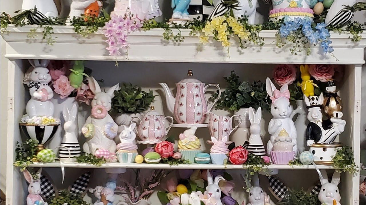Easter Hutch 2025- Decorate with me!