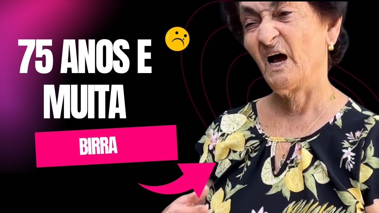 Dona clementina ficou com birra porque n&atilde;o deixaram ela comer doce