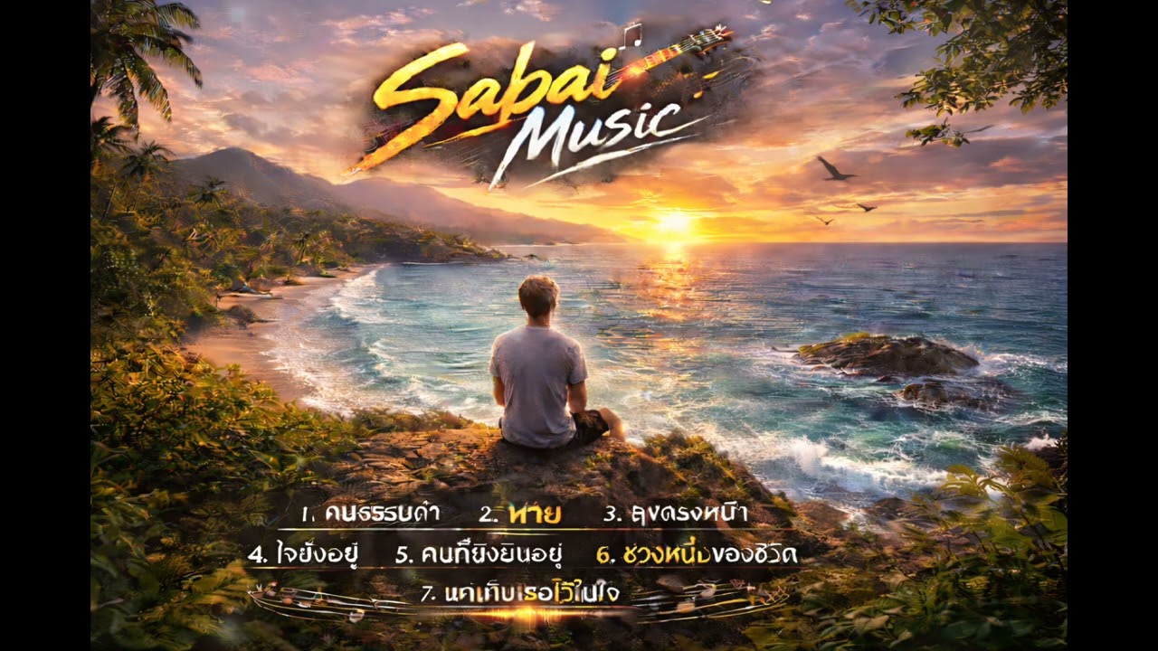 รวมเพลงเพราะ ฟังกันยาวๆ @Sabai_Music 