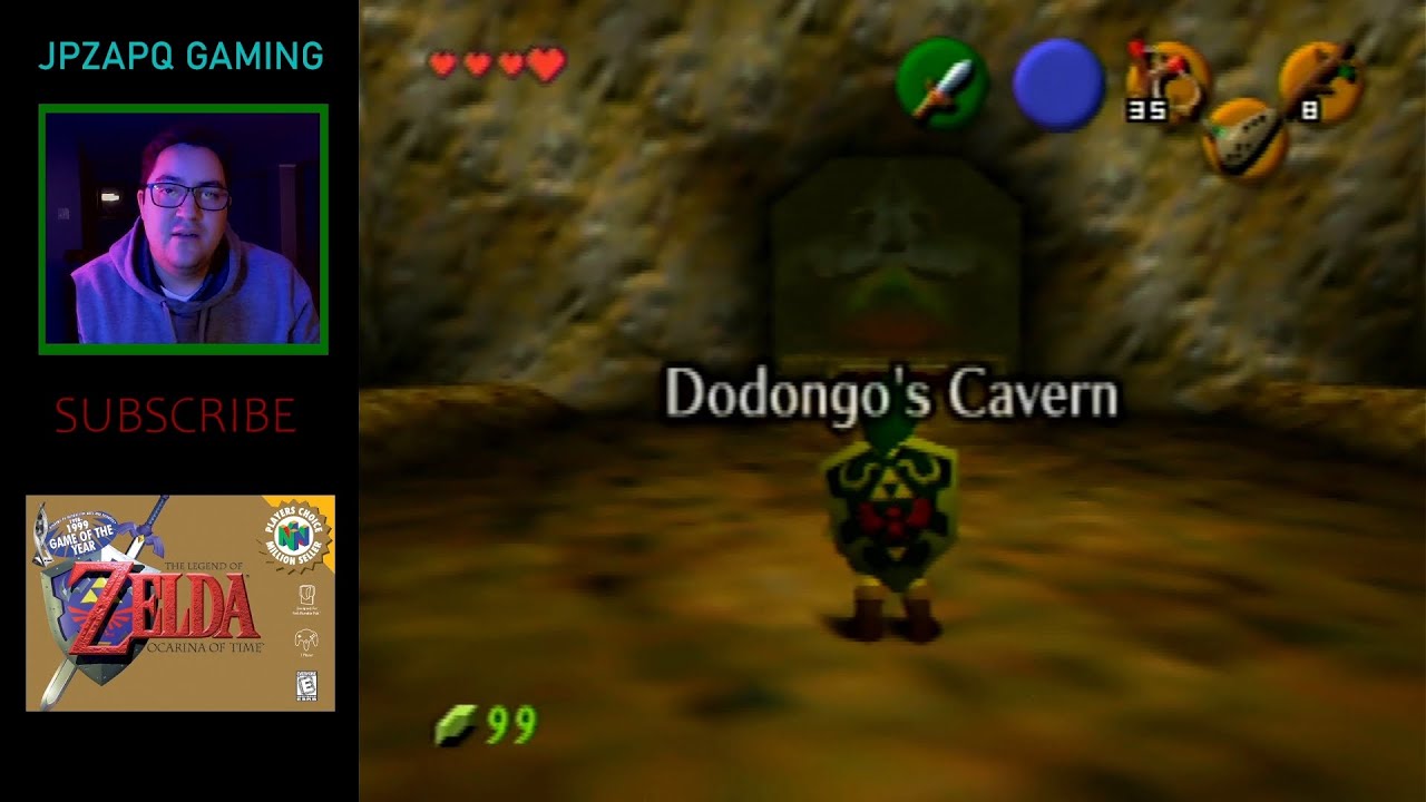 Dodongo's Cavern | Zelda: Ocarina of Time [pt 3] on Original Nintendo 64 hardware! 