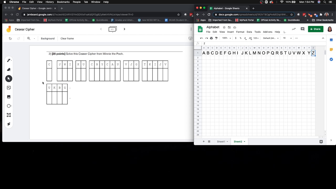 Caeser Cypher for Div A Codebusters