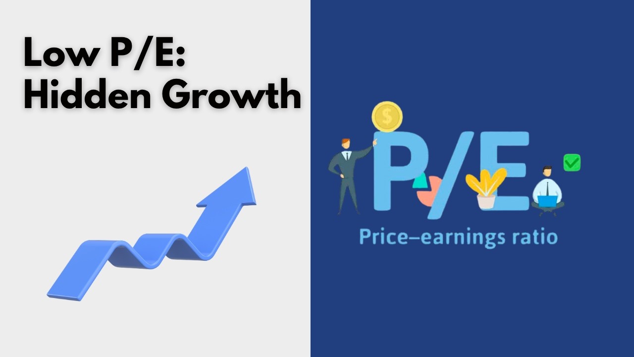 Скрытый потенциал роста при низком коэффициенте P/E: находите недооцененные акции до того, как он...