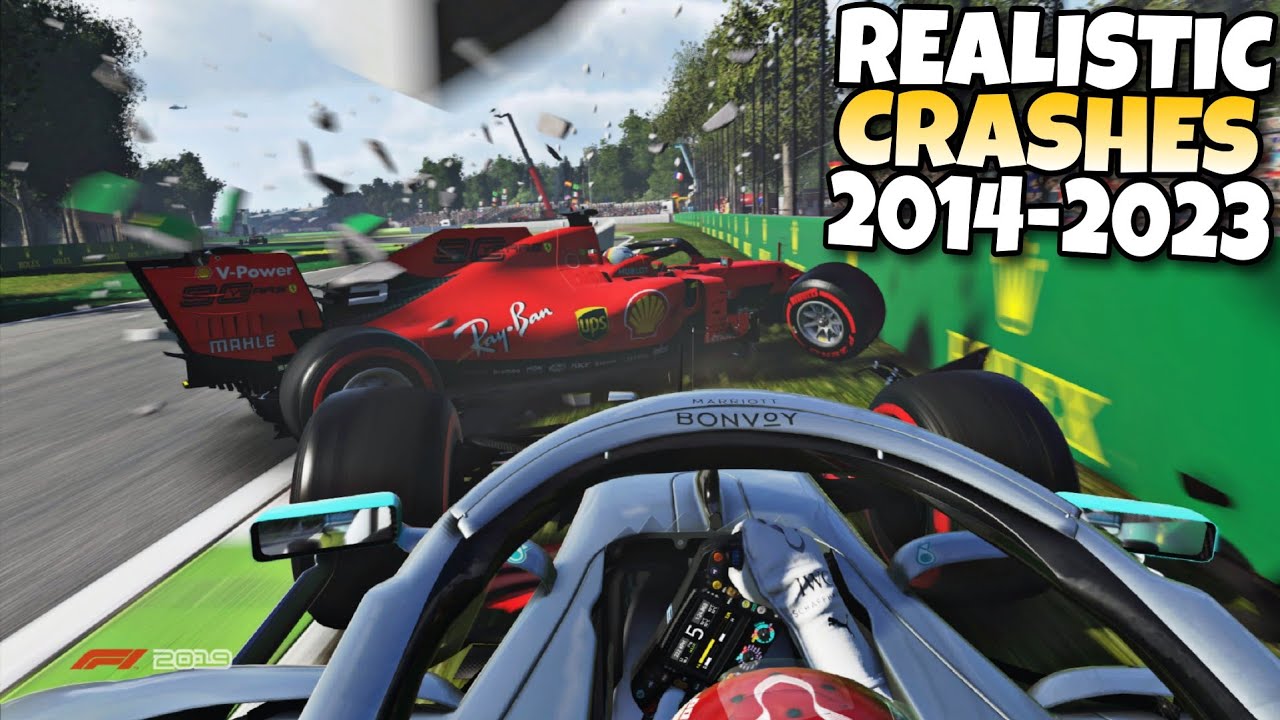 F1 REALISTIC CRASHES 2014 - 2023 #10