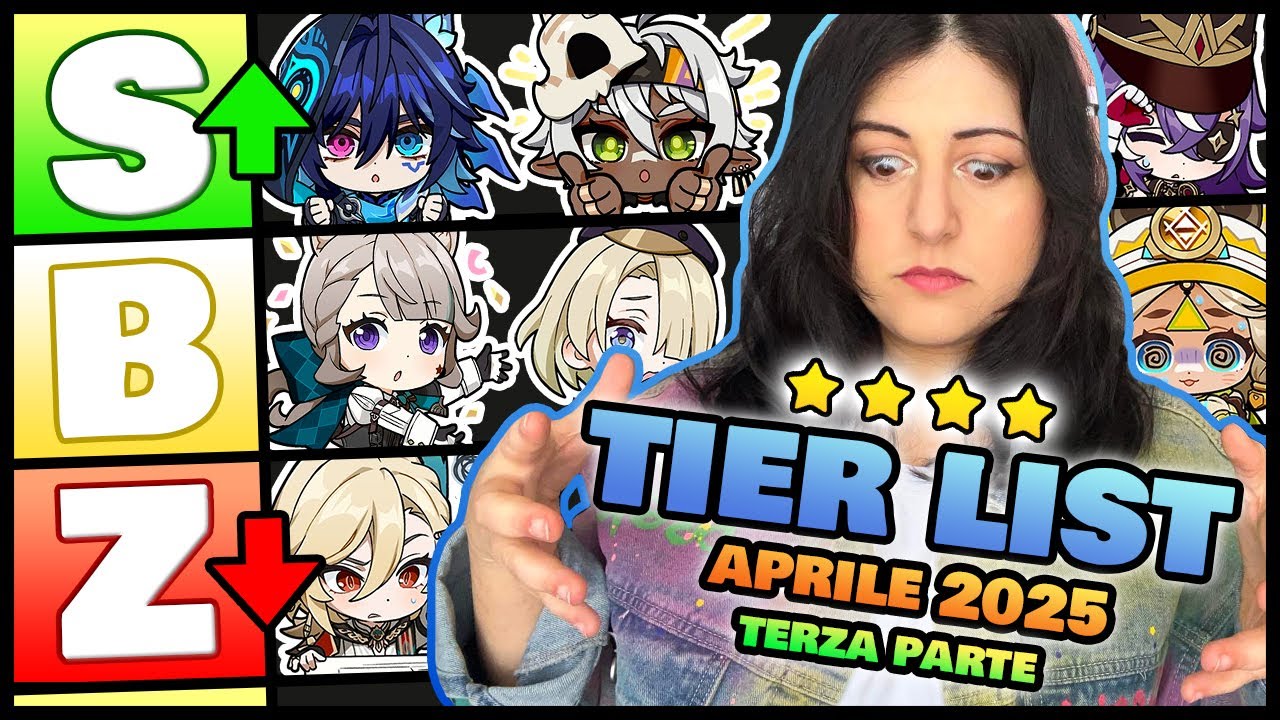 Giudico TUTTI i 4 stelle di GENSHIN IMPACT - TIER LIST APRILE 2025 PT.3 [ Genshin Impact ITA ]