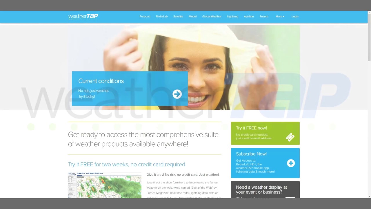 Coming Soon - The new WeatherTAP.com