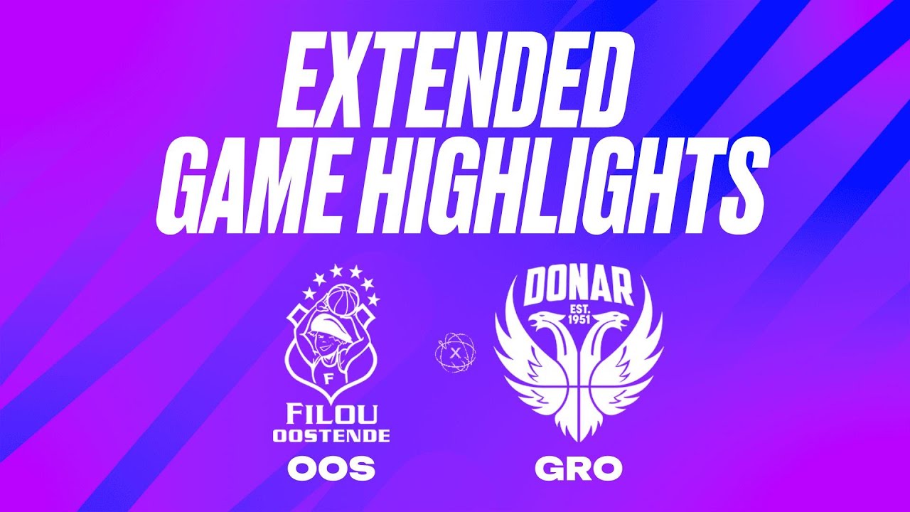 Filou Oostende vs. Donar Groningen - Game Highlights