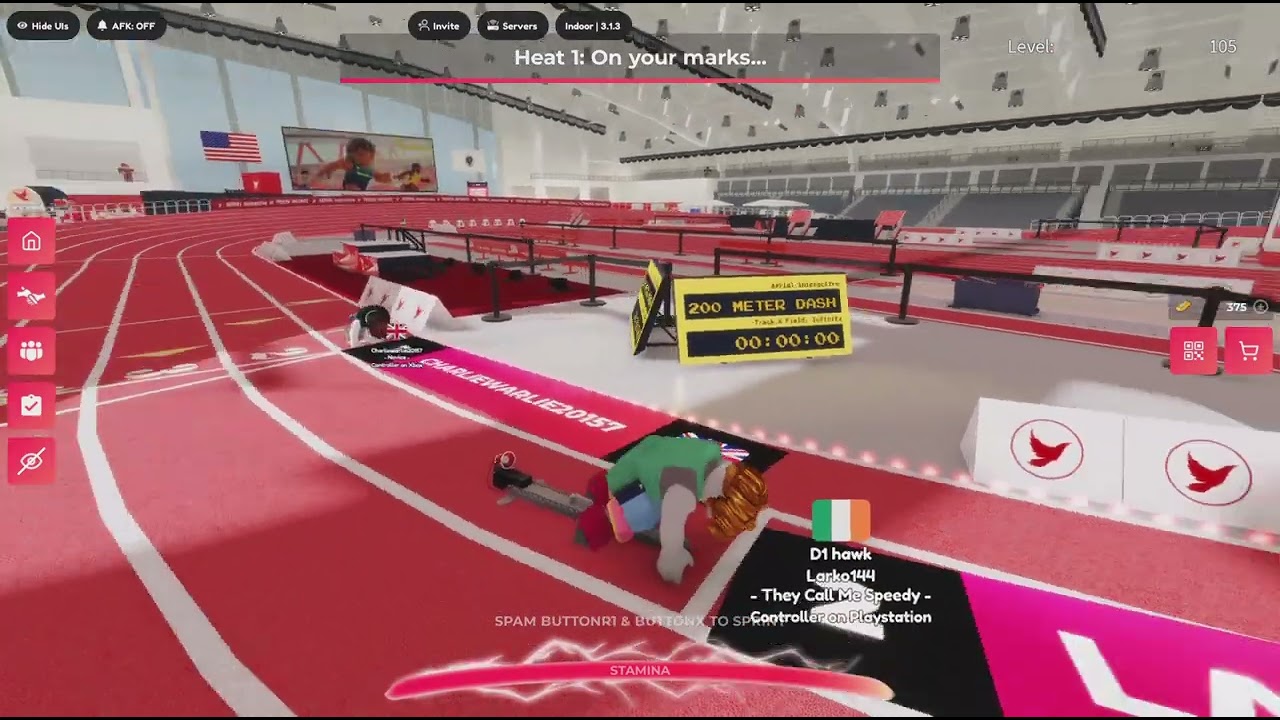 300m dash 34:34 new pb