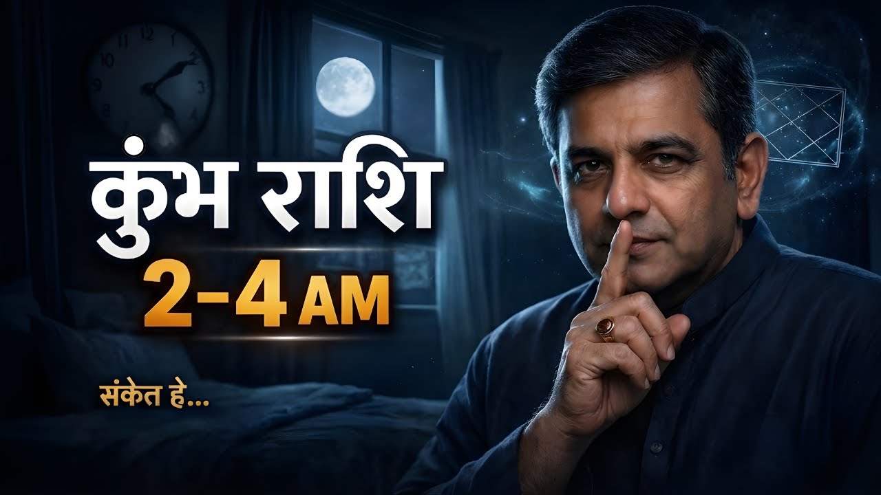 कुंभ राशि: क्या आपकी भी रात को 2 से 4 के बीच नींद खुलती है? तो एक राज जान लो!