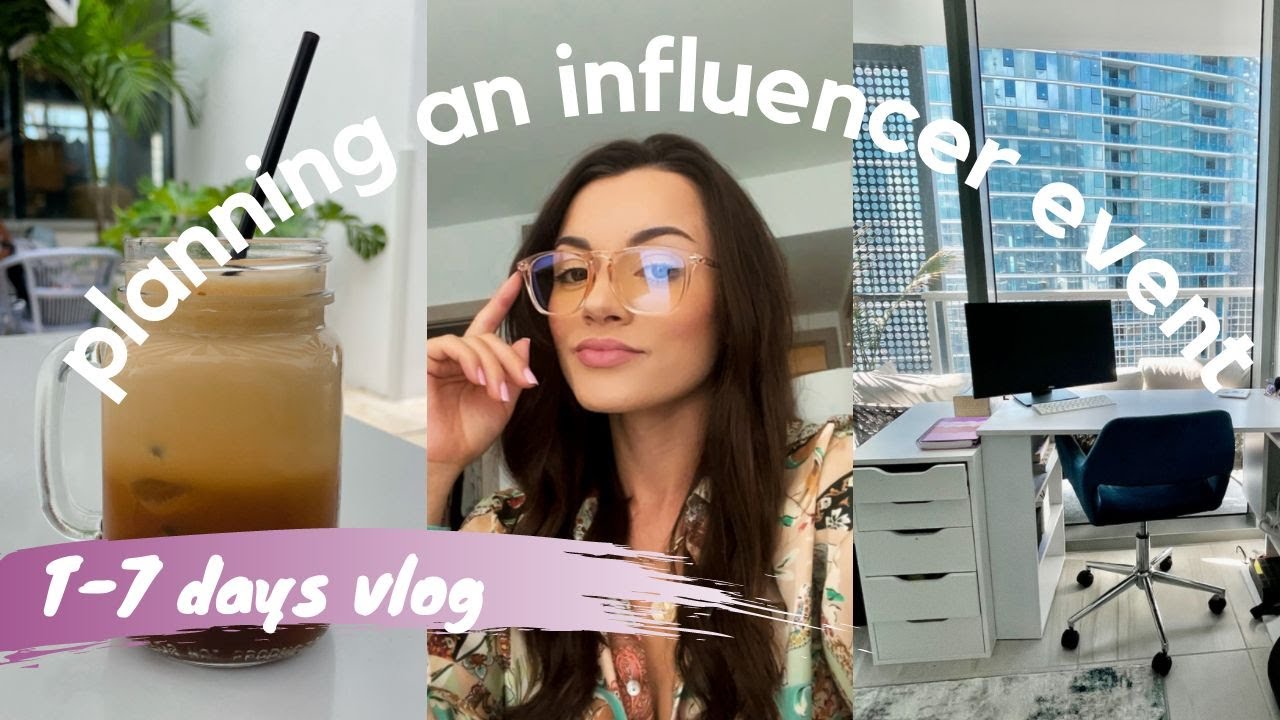 PLANNING AN INFLUENCER EVENT | Miami Vlog | Day In My Life