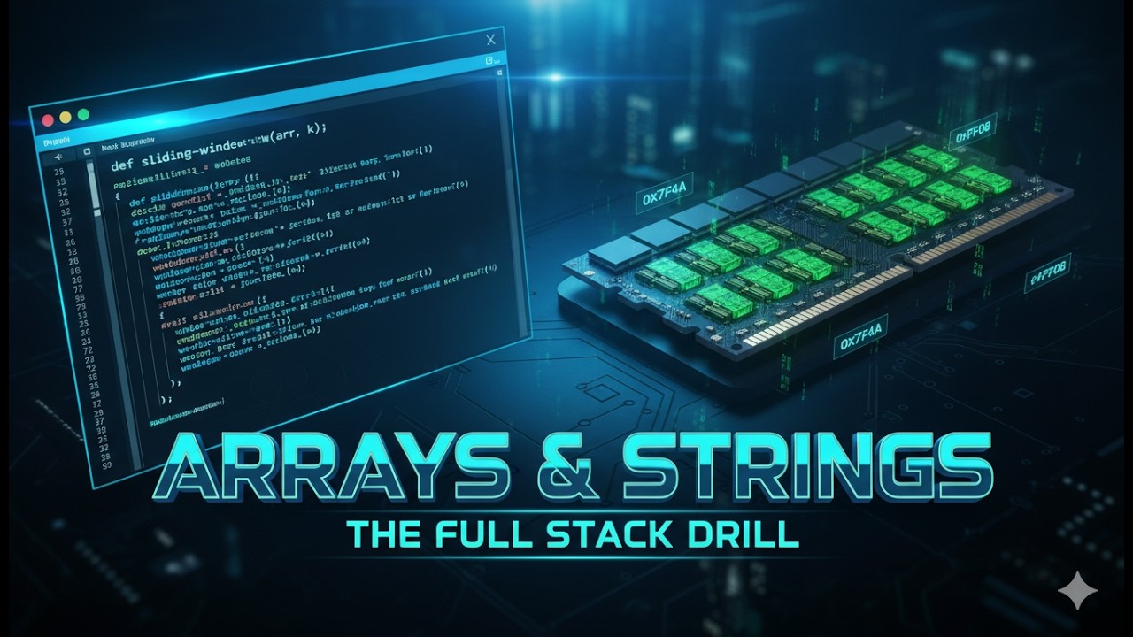 DSA | Arrays & Strings Mastery: From Memory Layout to Algorithmic Patterns | Coding Interview Prep