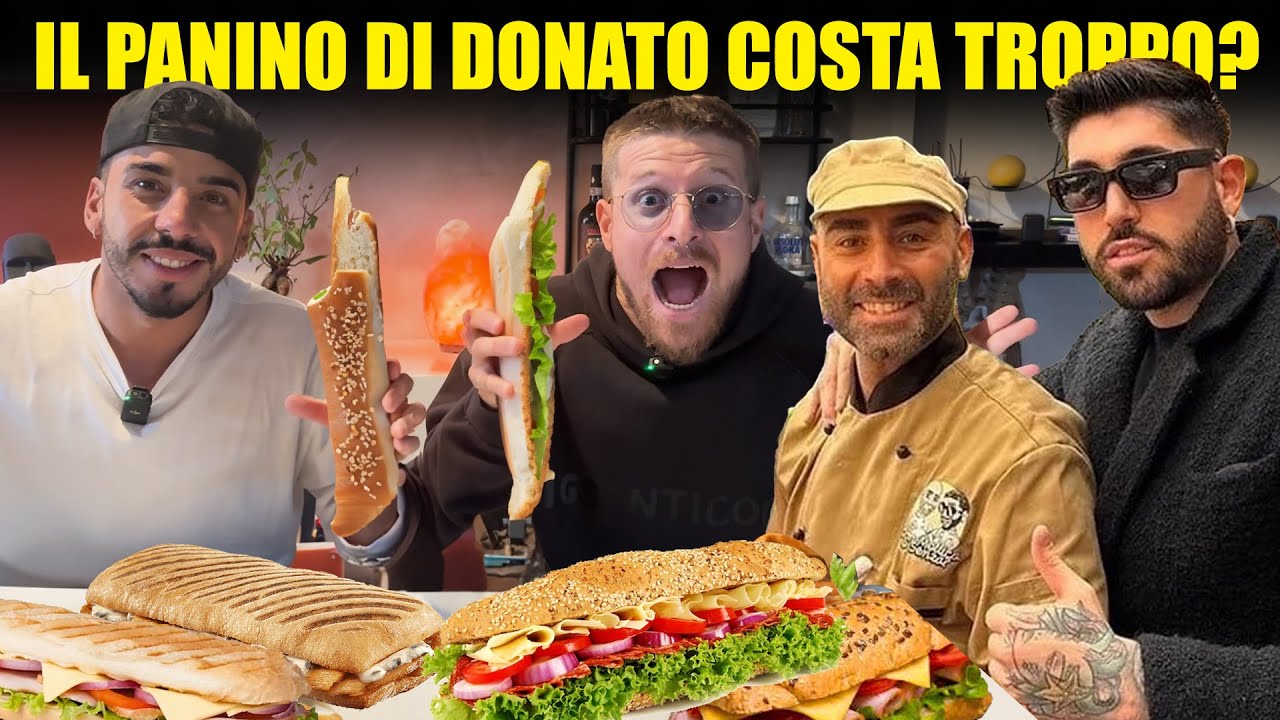 PERCH&Eacute; IL PANINO DI DONATO COSTA DAVVERO TROPPO? - ORA VI DIMOSTRIAMO CHE LE PERSONE PARLANO A CASO