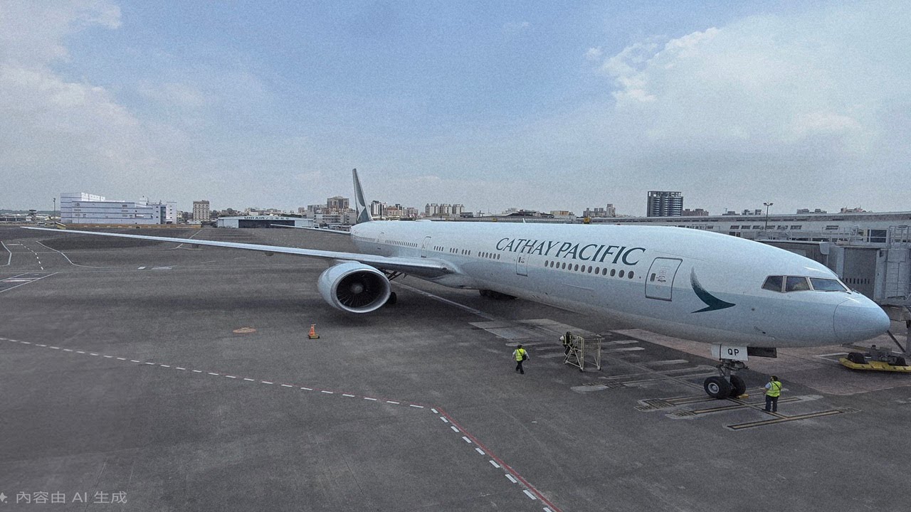 國泰航空 777-300ER 高雄飛往香港 
