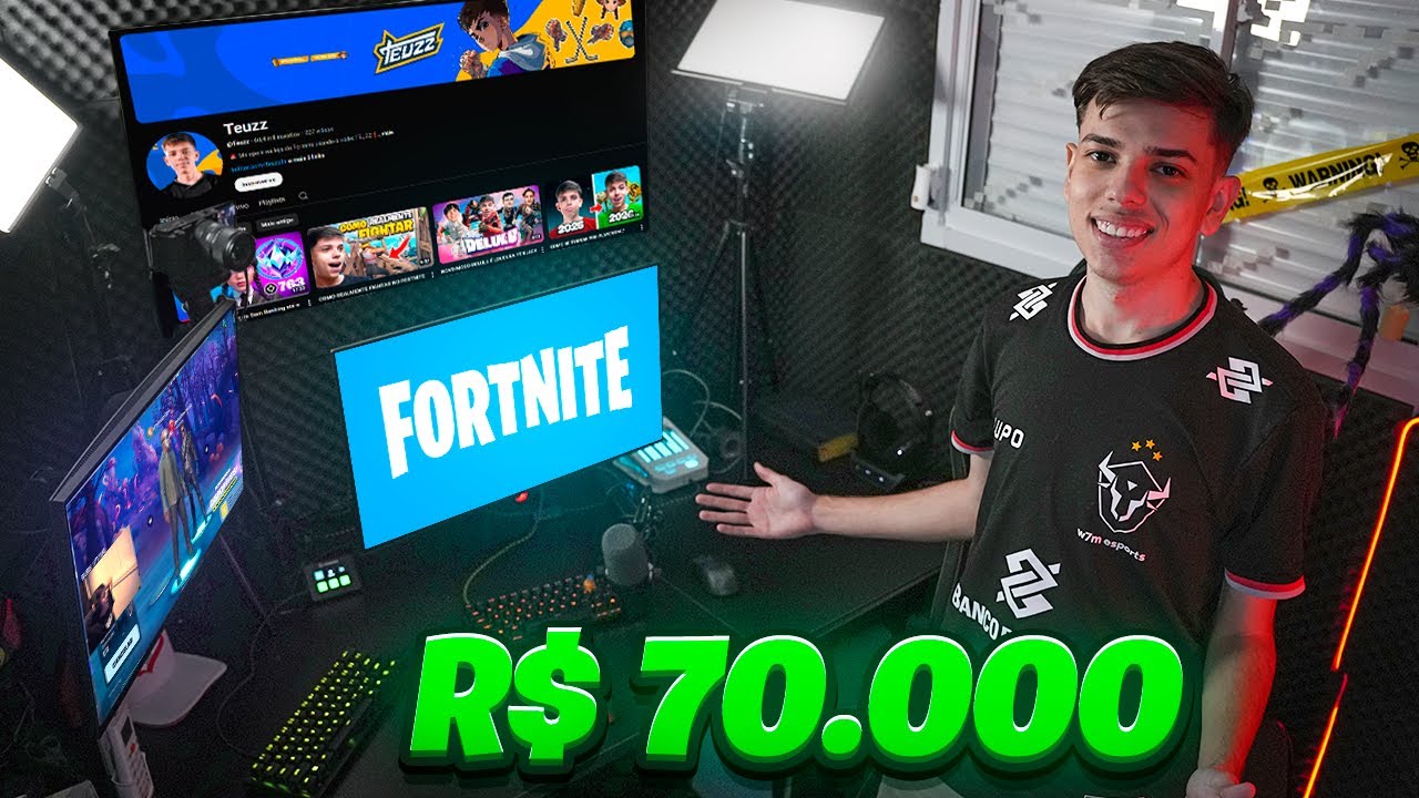 Montei meu SETUP DOS SONHOS DE 70 MIL REAIS!