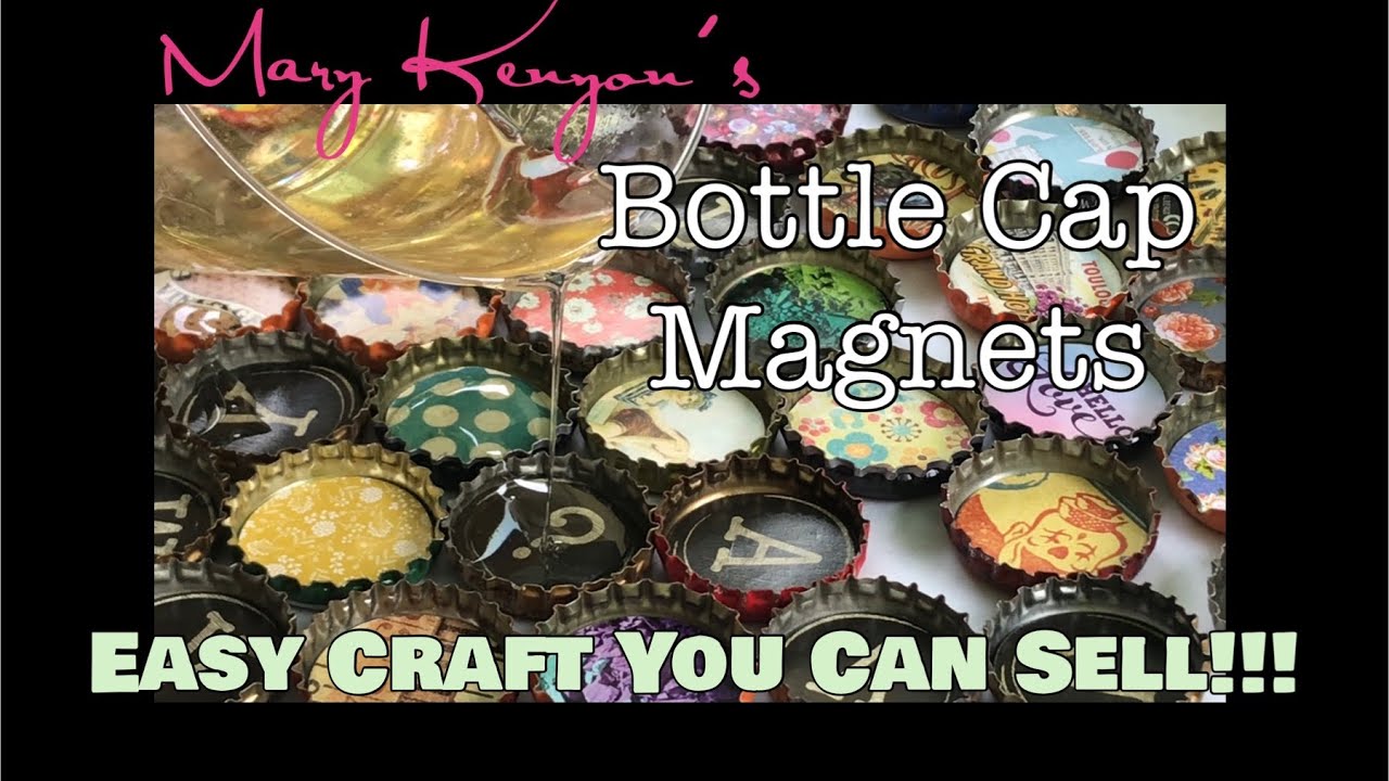 How To Make BOTTLE CAP MAGNETS ~ 2 Methods!!! Super AWESOME! Super EASY! ~ A CRAFT YOU CAN SELL!