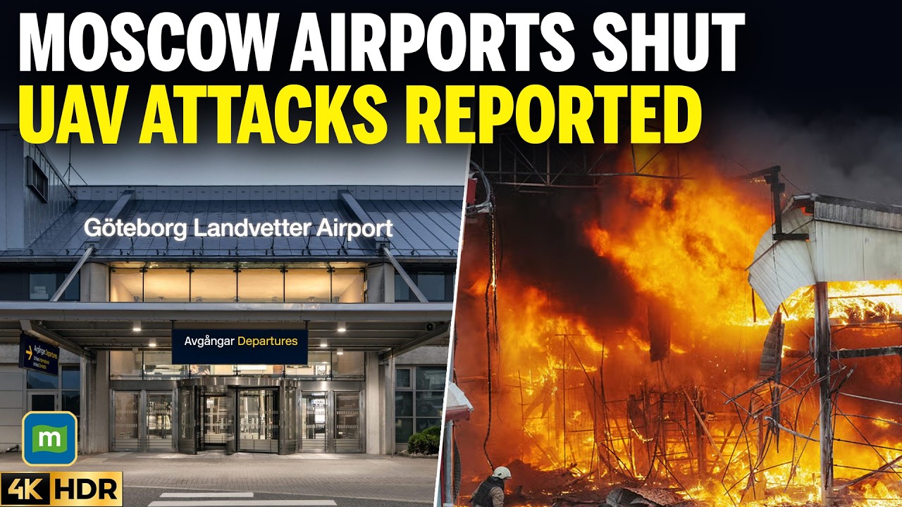 Moscow Airports Temporarily Closed After Reported UAV Attacks | Mayor Confirms