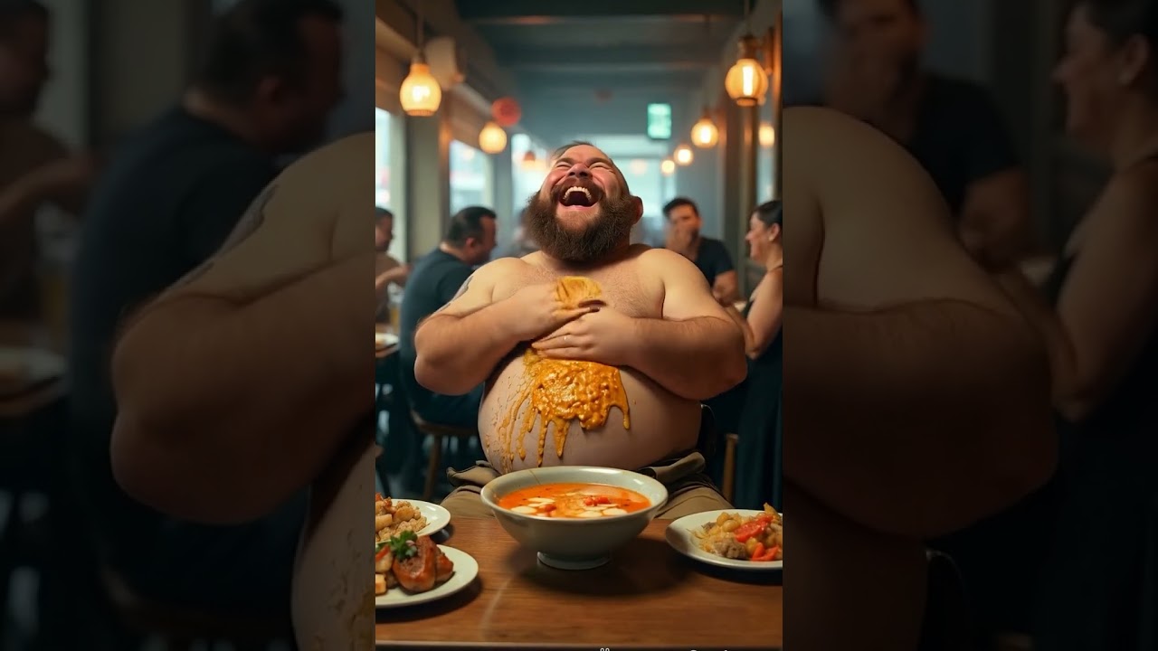 Messy Dwarf Eating Soup #shorts #messytv #funny