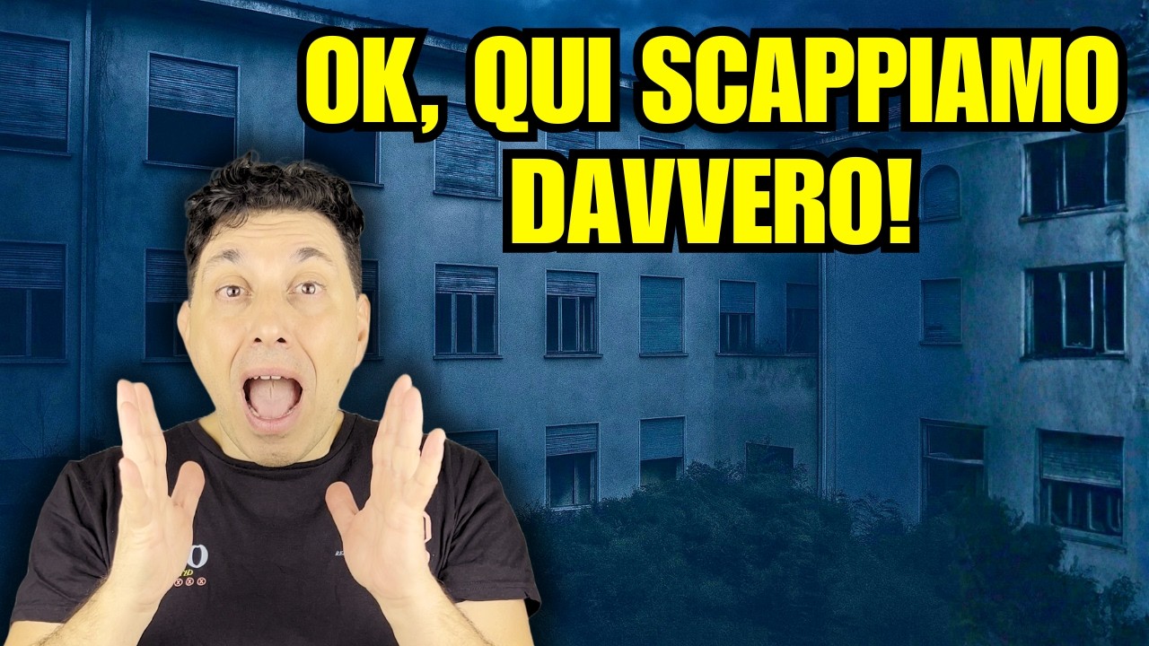 ATTIMI DI PURO PANICO DENTRO L'ALBERGO ABBANDONATO 😱