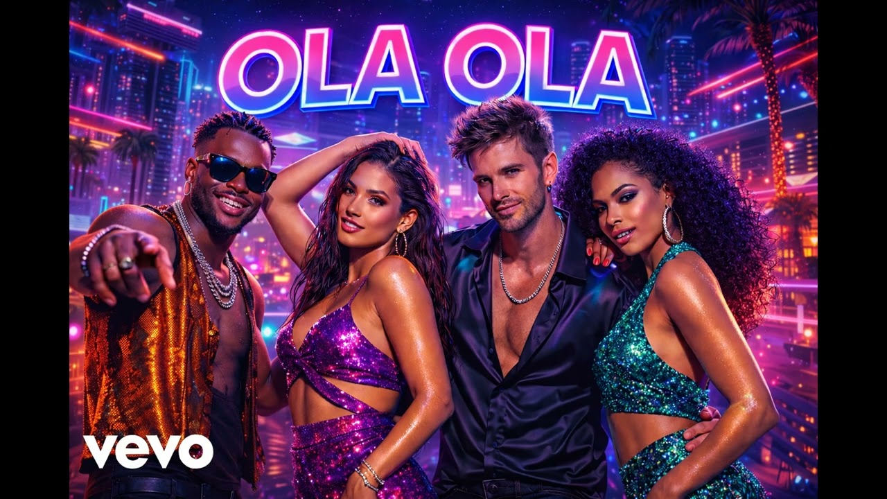 GIMS Ft. Dhurata Dora & Dafina Zeqiri, Soolking - Ola Ola (Official Music)