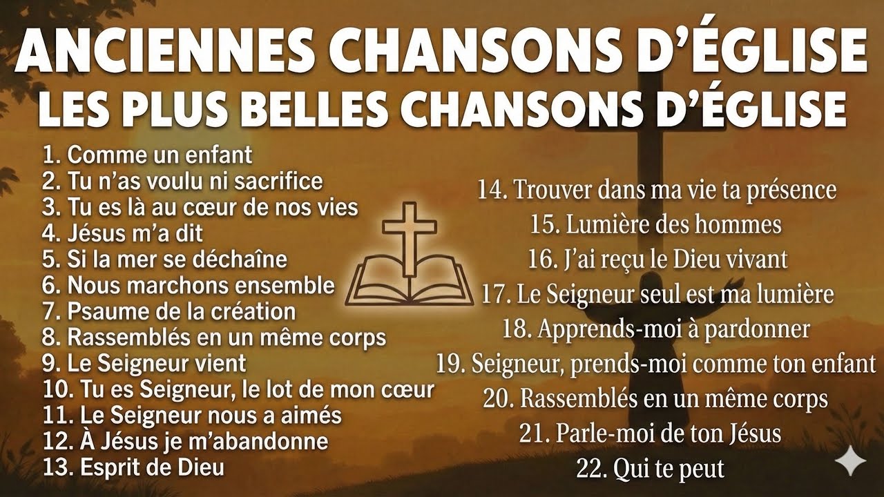 ANCIENNES CHANSONS D'ÉGLISE : Les Plus Belles Chansons pour la Prière et la Louange (Compilation)