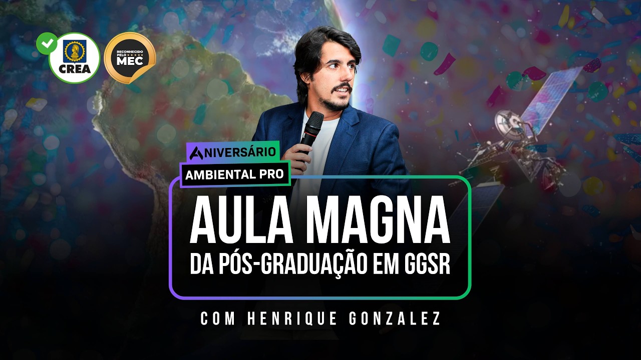 Aula Magna - Pós-Graduação em Georreferenciamento, Geoprocessamento e Sensoriamento Remoto